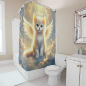 Kitten Angel Douchegordijn (In situ)