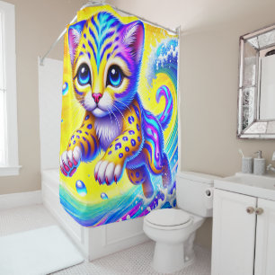 Kitten Art Douchegordijn