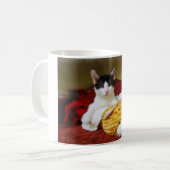 Kitten Avec Jouet Tiger Mug (Devant gauche)