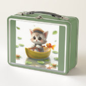 Kitten aventurier dans une Lunchbox de bateau (Devant)