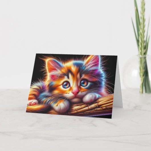 Kitten Bedankkaart (Voorkant)