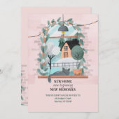 Kitten bij het raam Bewegende aankondiging (Voorkant / Achterkant)