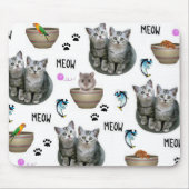 Kitten Cat Meow Muismat! Muismat (Voorkant)