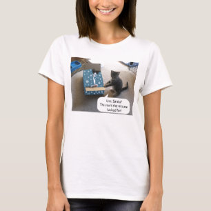 Kitten Christmas Surprise T-shirt manches longues