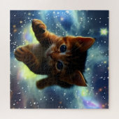 Kitten Courir Dans L'Espace Jigsaw Puzzle (Horizontal)