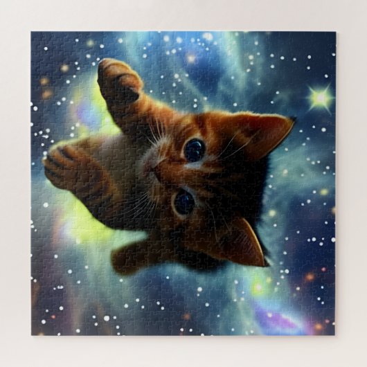 Kitten Courir Dans L'Espace Jigsaw Puzzle (Horizontal)