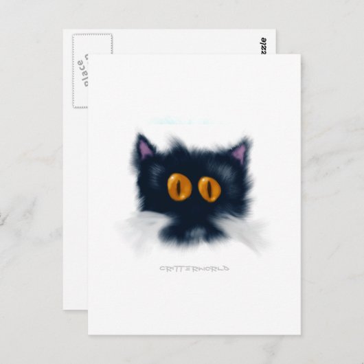 Kitten Critter Briefkaart (Voorkant / Achterkant)