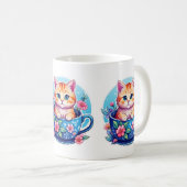Kitten dans une tasse (Devant droit)