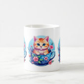 Kitten dans une tasse (Centre)