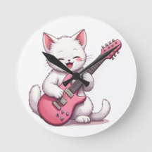 Kitten die gitaar speelt