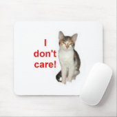 Kitten Doesnt Care Muismat (Met muis)