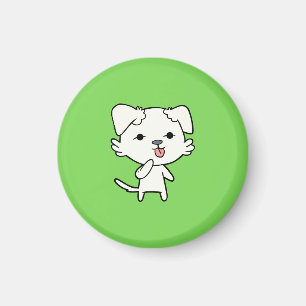 Kitten Dog Magnet - Groen Magneet