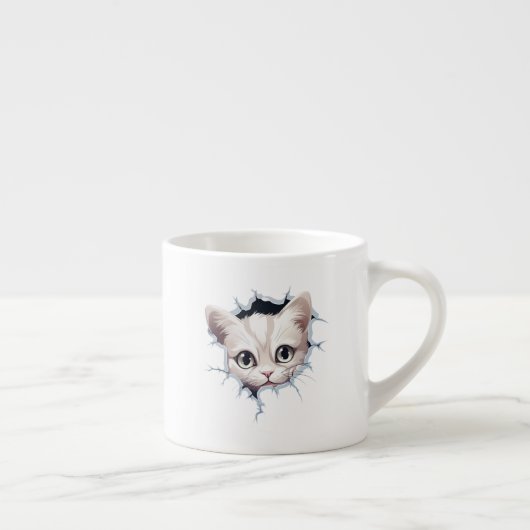Kitten doorbreken espresso cup kop (Rechts)