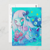 Kitten Dreams Briefkaart (Voorkant / Achterkant)