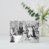 Kitten Een overweging geven Briefkaart (Staand voorkant)