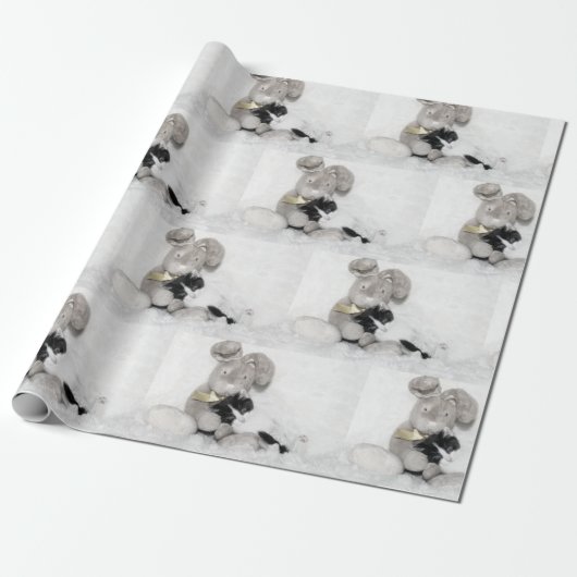 Kitten en bunny cadeaupapier (Uitgerold)