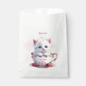 Kitten en Coupe Fleurs roses Favoriser les sacs (Devant)