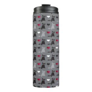 kitten en muizen thermosbeker