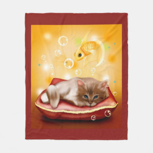 Kitten Fleece Deken