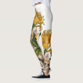 Kitten Floral-Leggings Leggings (Links)