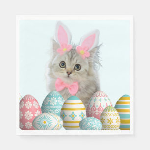 Kitten Foto Konijn Oren Servet