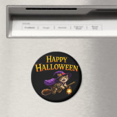 Kitten happy Halloween magnet Magneet (Insitu (Vaatwasser))