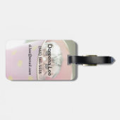 Kitten Hiding Bagagelabel (Achterkant horizontaal)