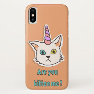 Kitten Hoesje-Mate Barely iPhone X iPhone X Hoesje