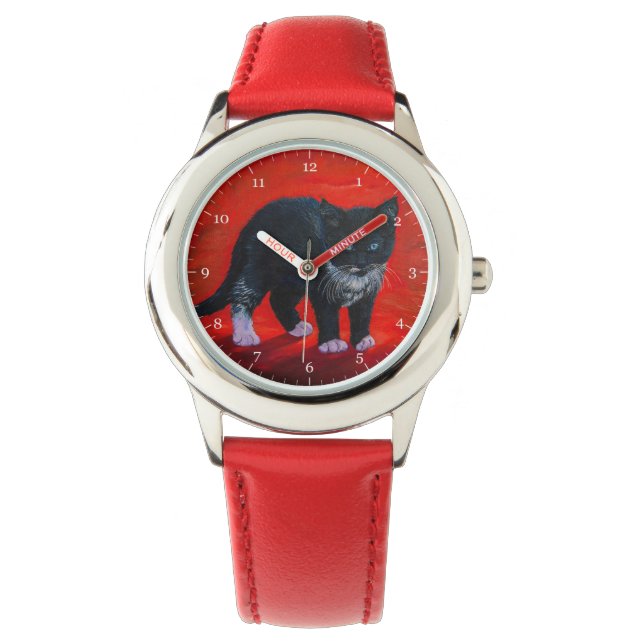 Kitten Horloge (Voorkant)