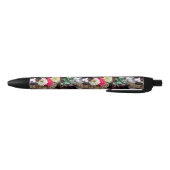 Kitten in een mandje zwarte inkt pen (Bodem)