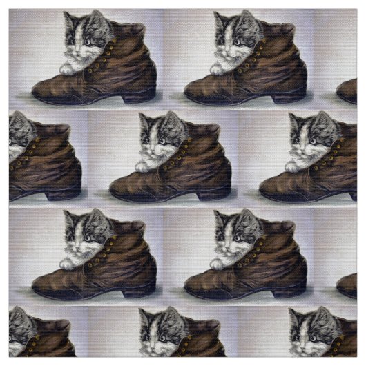 Kitten in een schop stof (Swatch)