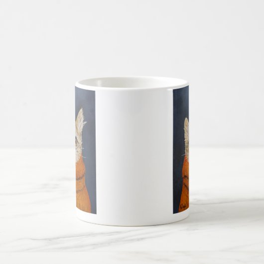 Kitten in een trui - Mok voor kattenliefhebbers (Center)