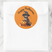 Kitten in Heksenhoed Sticker (Tas)