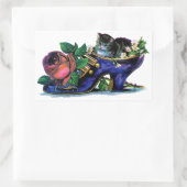  Kitten in Lady's Shoe Sticker (Tas)