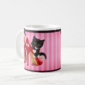 Kitten in Stilettos Koffiemok (Voorkant links)