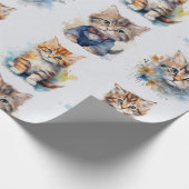  Kitten inpakpapier. Cadeaupapier (Hoek)