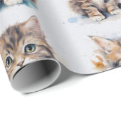  Kitten inpakpapier. Cadeaupapier (Rol Hoek)