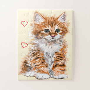 Kitten Jigzaag Puzzle Baby Cat Legpuzzel