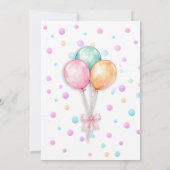 Kitten Kat Pastel Meisje 5e Verjaardag Kaart (Achterkant)