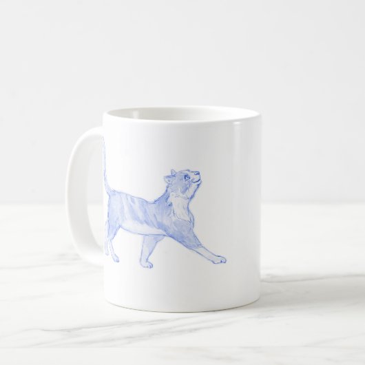 Kitten / Kattenlopen mok (Voorkant links)