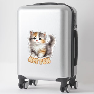 KITTEN - KINDERKAMER STICKER