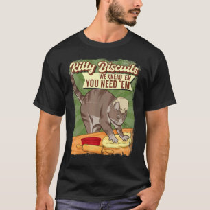 Kitten Kneed Deeg Bakker Kat Kitty Kat Moeder Kat T-shirt