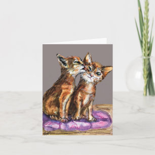 Kitten Lekker Likken Kaart