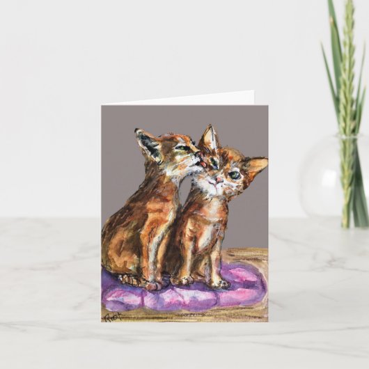 Kitten Likken Is Lekker Kaart (Voorkant)