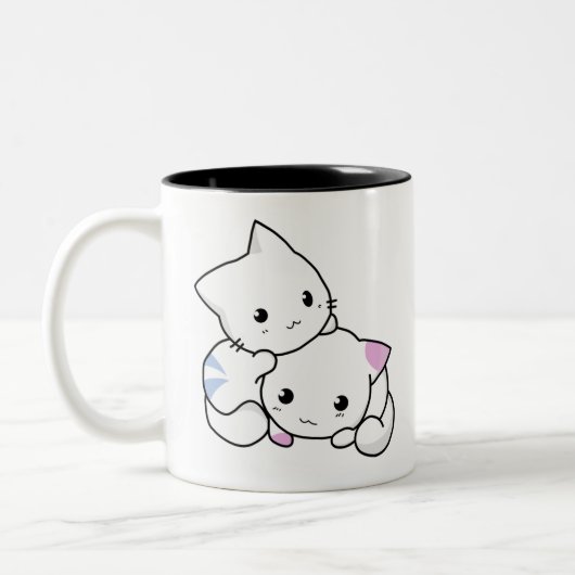 Kitten Love Two Toned Mug (Gauche)
