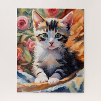 Kitten lucht kunst legpuzzel