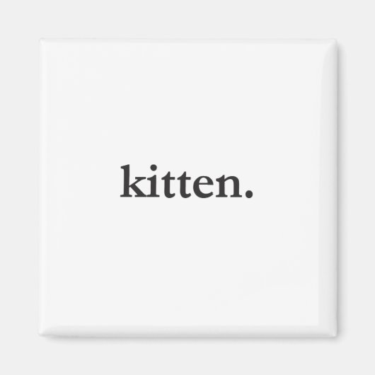 Kitten Magnet Magneet (Voorkant)