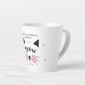 Kitten me rechts Meow Latte Mok (Rechterhoek)