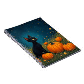 Kitten met pompoenen notitieboek (Rechterzijde)