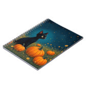 Kitten met pompoenen notitieboek (Linkerzijde)